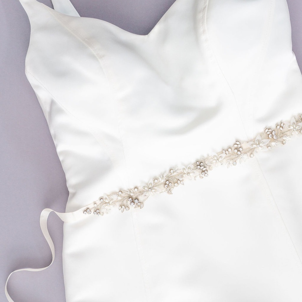 Spring Moon Bridal Sash Belt
